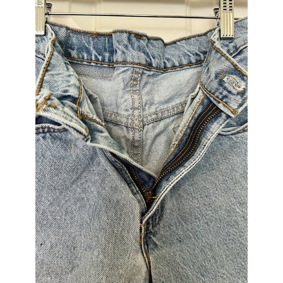 Vintage Levis 550 Jeans Mens 26X28 Orange Tab 90s Relaxed Student Fit Light Wash - Picture 13 of 16